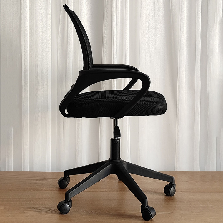 Картинка Кресло офисное 76*60*40 см до 120 кг сетка черный Baizheng