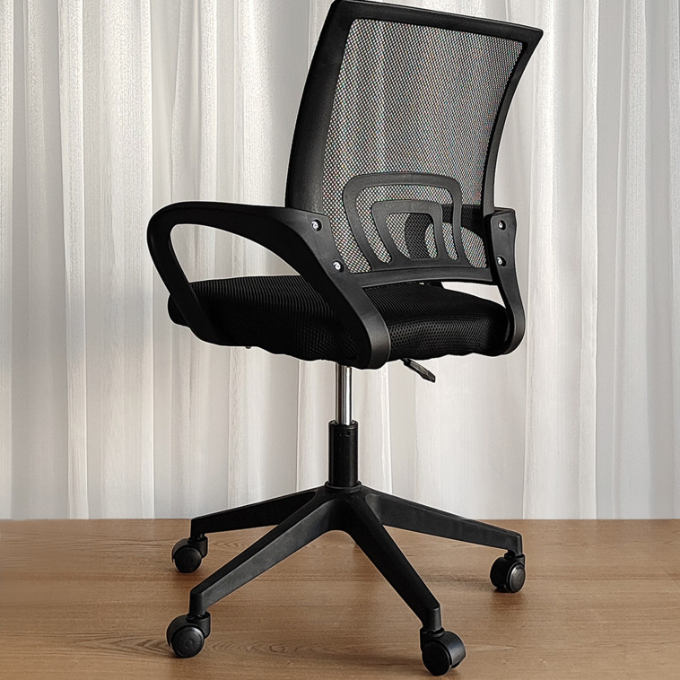 Фотография Кресло офисное 76*60*40 см до 120 кг сетка черный Baizheng