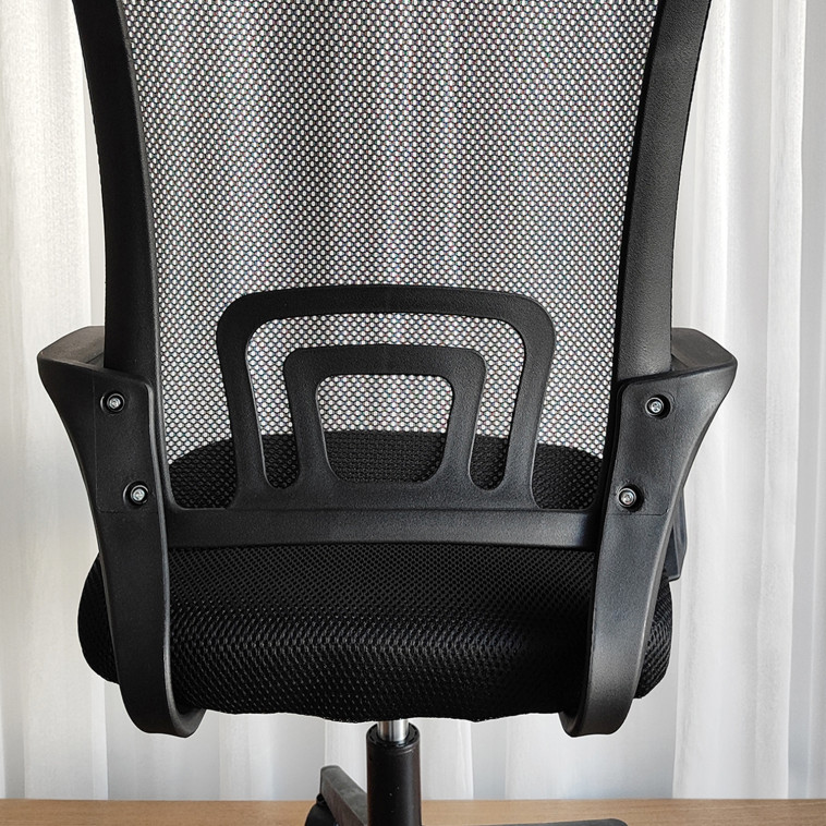 Фото №1 Кресло офисное 76*60*40 см до 120 кг сетка черный Baizheng