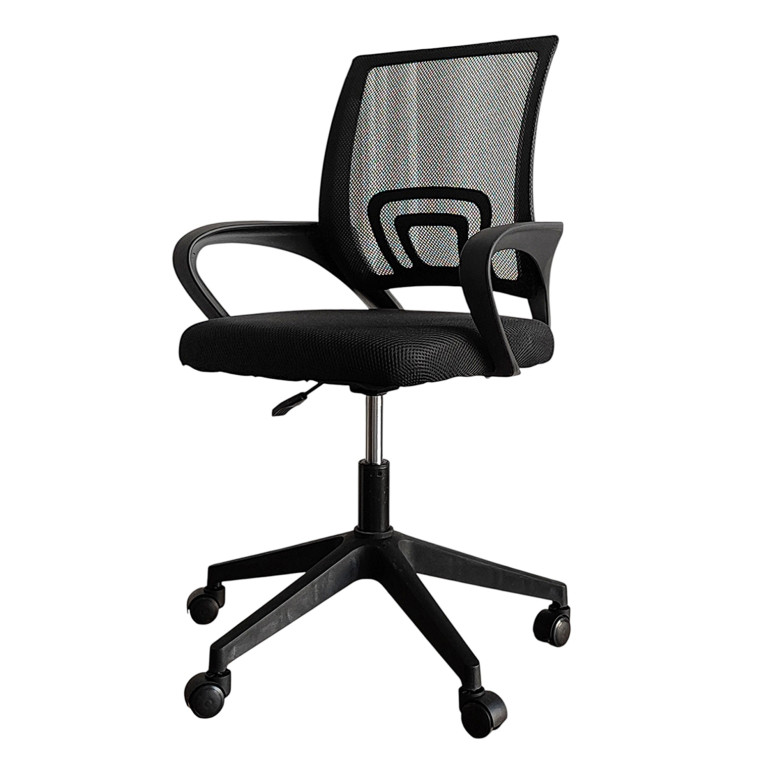 Кресло офисное 76*60*40 см до 120 кг сетка черный Baizheng