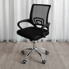 Мини изображение Кресло офисное 76*60*40 см до 120 кг сетка механизм качания черный Baizheng