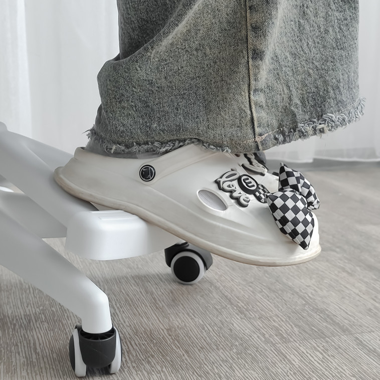 Мини фото №2 Стул металлический детский 88*51*42 см мягкое сиденье подставка для ног голубой Baizheng