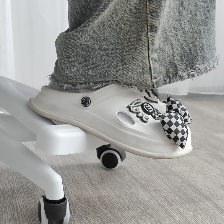 Мини фото №2 Стул металлический детский 88*51*42 см мягкое сиденье подставка для ног розовый Baizheng