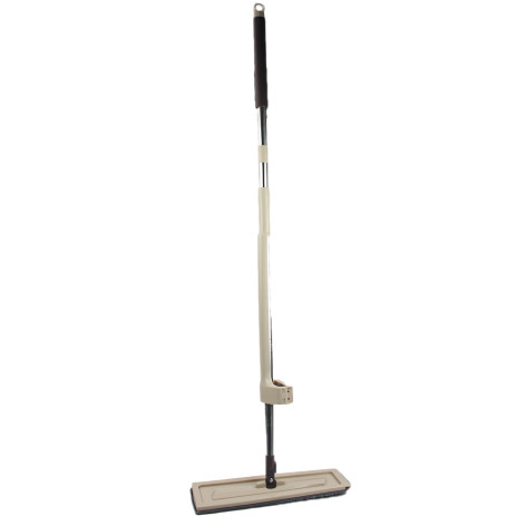 Швабра металлическая 119 см отжим насадка микрофибра 10,5х35 см металл черенок Baizheng