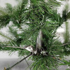Мини снимок Ель искусственная 150 см литая +ПВХ d 80 см шишки ягоды металл подст + гирлянда 120-062 Fex