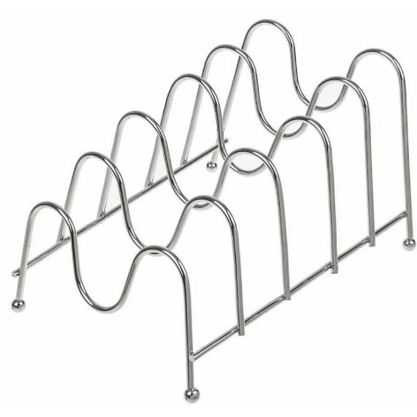 Сушилка металлическая для посуды 22*18,5*15,5 см на 5 предметов металлик Baizheng