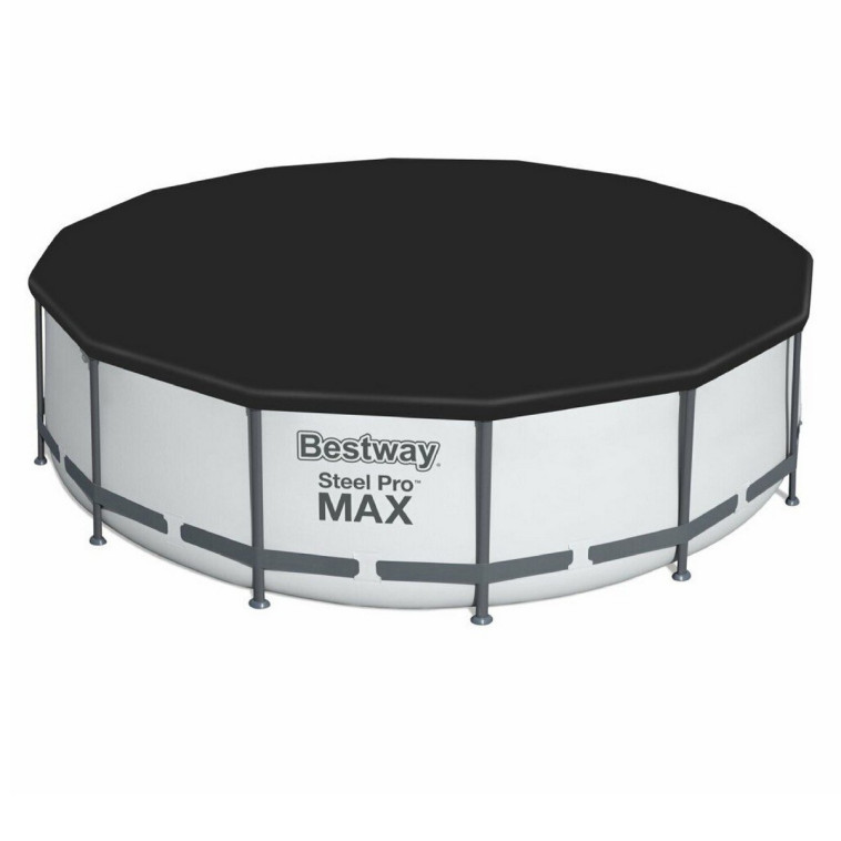 Cнимок Бассейн каркасный 396*122 см 12690 л фильтр-насос лестница тент BestWay