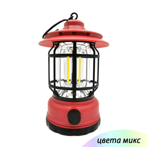 Фонарь кемпинговый 11,9*11,9*16 см 1200 мАч солнечный аккумулятор 2 режима микс S-27 Baizheng