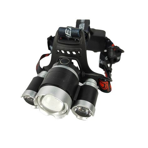 Фонарь налобный 5,9*8,2*3,7см 1600 мАч US аккум вращающаяся фокусировка 3 режима SY0 Baizheng