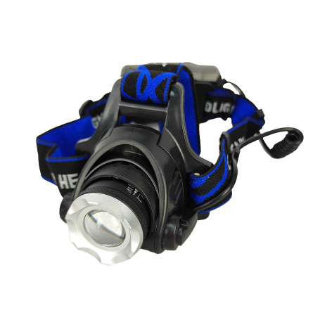 Фонарь налобный 6,8*4,8*3,5 см 1600 мАч USB аккум вращающаяся фокусиров 4 режима SY0 Baizheng