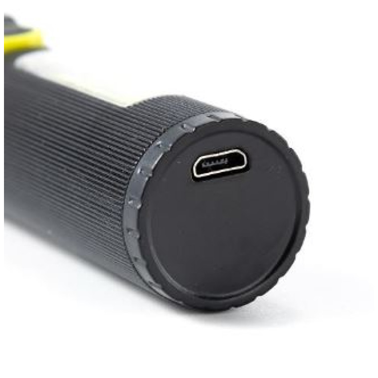 Фотография Фонарь ручной 11,6*2,7 см 800 мАч USB аккумулят телескоп фокусировка 4 режима BN535 Baizheng