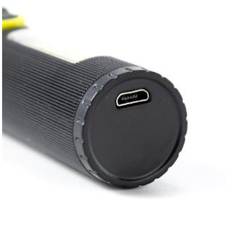 Картинка Фонарь ручной 16,5*2,7 см 800 мАч USB аккумулят телескоп фокусировка 4 режима BN535 Baizheng