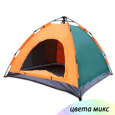 Палатка 3-х местная 200х150 см автоматическая микс Baizheng