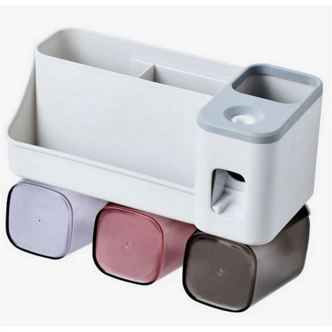 Органайзер пластиковый для ванной 23,8х11,5х18 см микс Baizheng