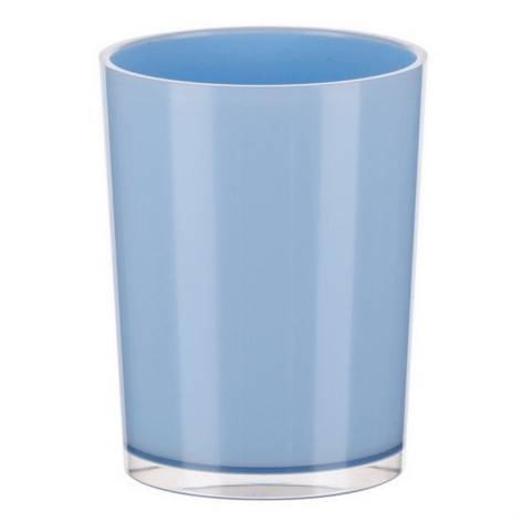 Стакан пластиковый для зубных щеток 300 мл светло-голубой Joli Berossi