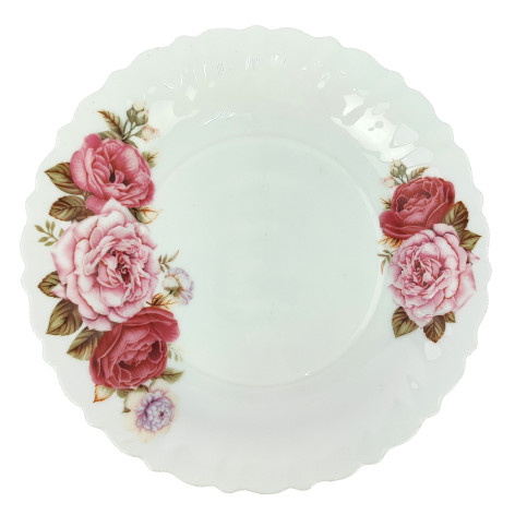 Тарелка стеклокерамическая обеденная 25 см PO-250-132 Milorin Parsopal