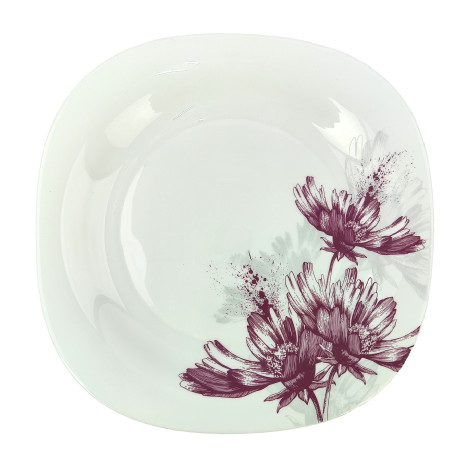 Тарелка стеклокерамическая обеденная 25,5 см PO-290-820 Violet sanli Parsopal