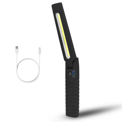 Фонарь кемпинговый  led 29,5х3,5х2,6 см складной 4 режима аккумуляторный USB черный Baizheng