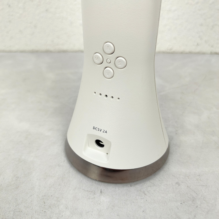Изображение Лампа светодиодная настольная 19*27*8,2 см 5Вт 200LM USB аккум дисплей календ белый Baizheng