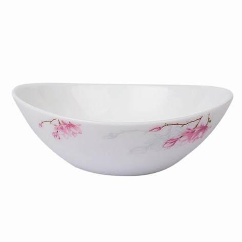 Салатник стеклокерамический  15*14 см 390 мл овальный OSB520-229 Fidan Parsopal