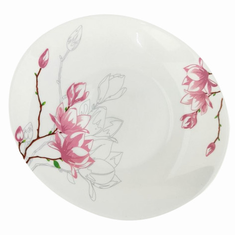 Тарелка стеклокерамическая десертная 19*22 см овал ODP510-229 Fidan Parsopal