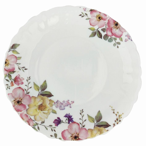 Тарелка стеклокерамическая десертная 19,5 см RDP195-155 Silvia Parsopal