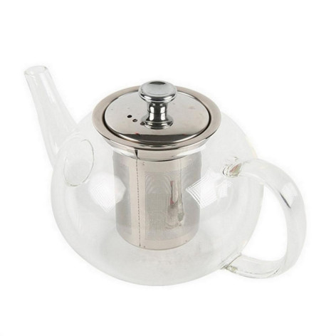 Чайник стеклянный заварочный 1000 мл 18х15,5х13 см сталь крышка фильтр сталь прозрач Baizheng