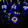 Мини фотография Фонарь садовый 11*11*14 см 8 Led солнечная батарея 600 мАч черный XS10821 Baizheng