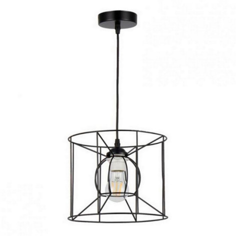 Люстра кухонная 1 плафон 25*80 см Е27 60Вт 4м2 плафон металл черный Baizheng Люстра кухонная 1 плафон 25*80 см Е27 60Вт 4м2 плафон металл черный Baizheng