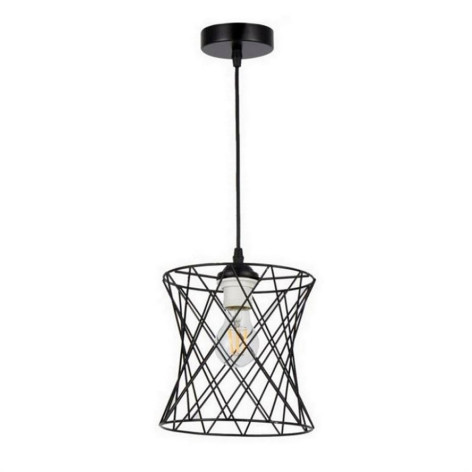 Люстра кухонная 1 плафон 25*80 см Е27 60Вт 4м2 плафон металл черный Baizheng