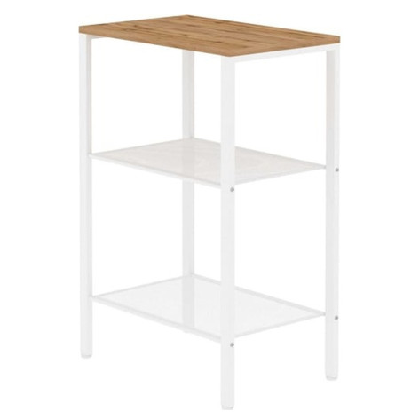 Стеллаж металлический 3-х ярусный 47х30х81,5 см белый Торонто 13 ЗМИ