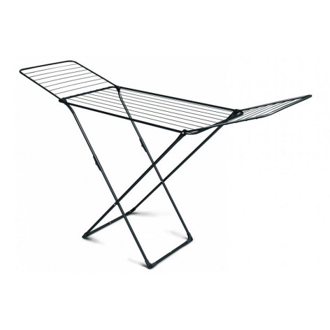 Сушилка металлическая напольная для белья 20 м 1890*535*1140 мм черный Nika