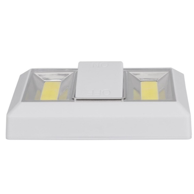 Фонарь настенный  led 11*7,5*3 см 3*ААА крепление липучка/магнит выключатель Baizheng
