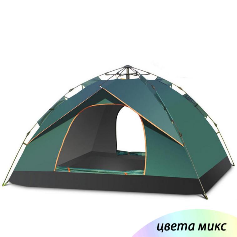 Палатка 2-х местная 200х150х125 см автоматическая микс Baizheng