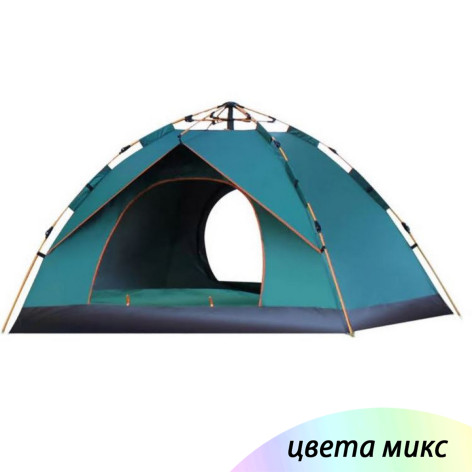 Палатка 3-х местная 210*200*135 см PU2000 автоматическая микс Baizheng