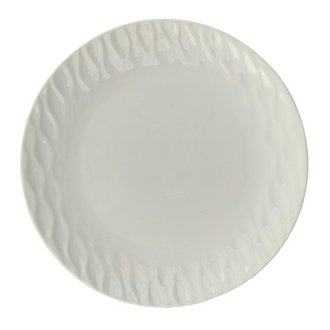 Тарелка керамическая десертная  20 см доломит под упак Жемчужная волна Мфк