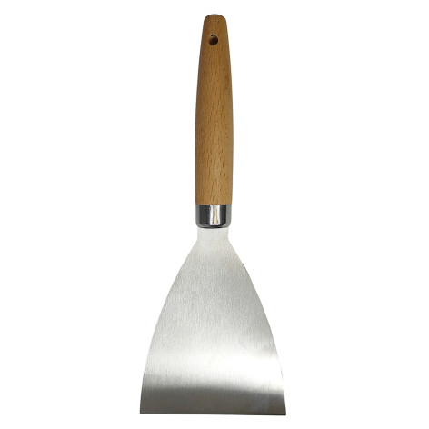 Лопатка нержавеющая сталь 25,8 см деревянная ручка стальной Baizheng