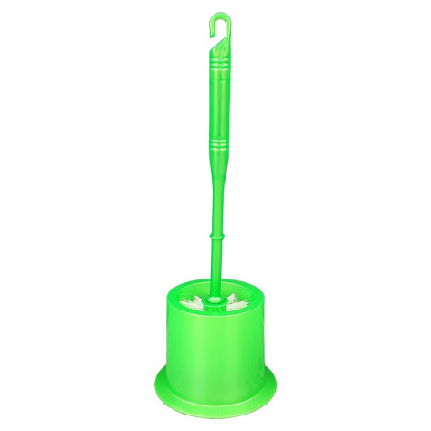 Ерш пластиковый для туалета с подставкой 38*13 см зеленый Baizheng Ерш пластиковый для туалета с подставкой 38*13 см зеленый Baizheng