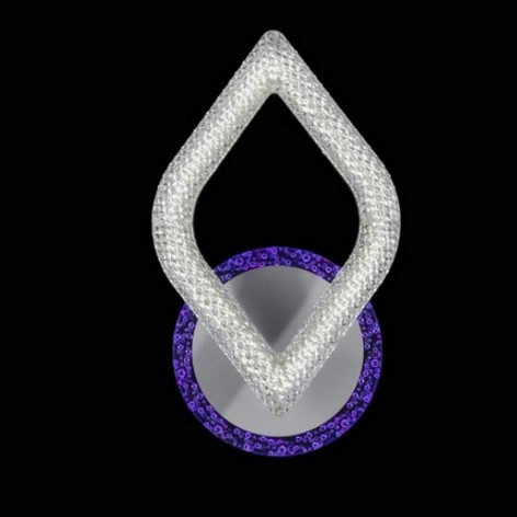 Бра светодиодный 1 плафон 18,5*31*10 см 28 Вт 1050 LM 10м2 акрил 3 цвета белый Baizheng