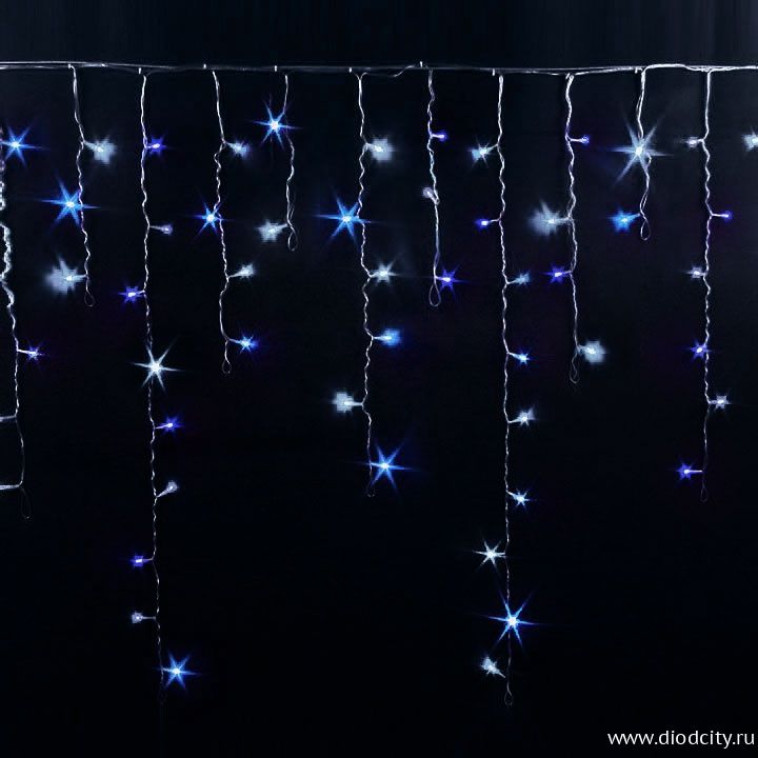Гирлянда светодиодная  2х1,5 м 320 led 220 В уличная занавес белый Мерцание Серпантин