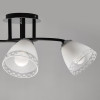 Мини изображение Люстра Baizheng 4 плафона, 60Вт, 16м2, черная-хром 52*36*24см