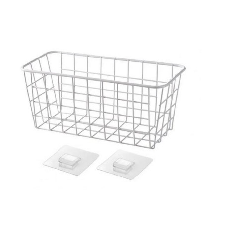 Полка металлическая для кухни навесная 29*12*12 см белый CY-0138 Baizheng