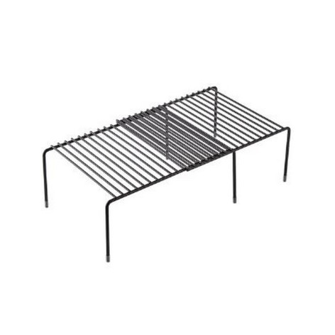 Полка металлическая настольная 24*14,5*32-55 см раздвижная черный CY-012 Baizheng