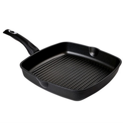 Сковорода-гриль алюминиевая 28 см Классик Горница