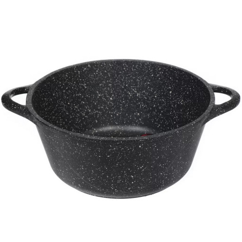 Кастрюля алюминиевая  3 л Универсальная Гранит Горница