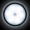Мини фотография Ночник светильник 8 см 1 Вт 6 led 3хААА датчик движения белый EN-NL-14 Energy