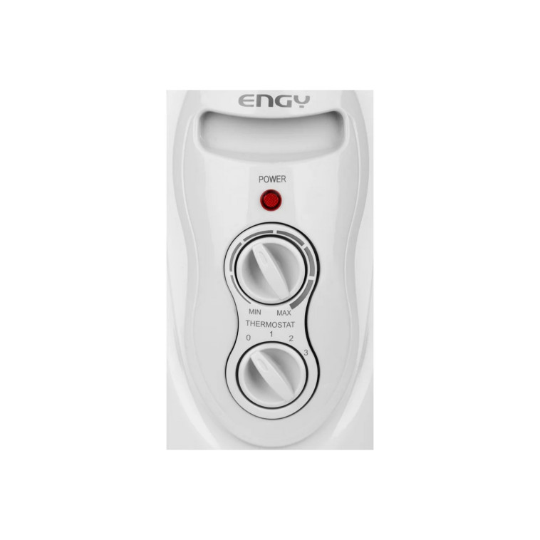 Картинка Радиатор масляный 2 кВт 9 секций обогрев до 20 м2 белый Classic EN-1309 Engy