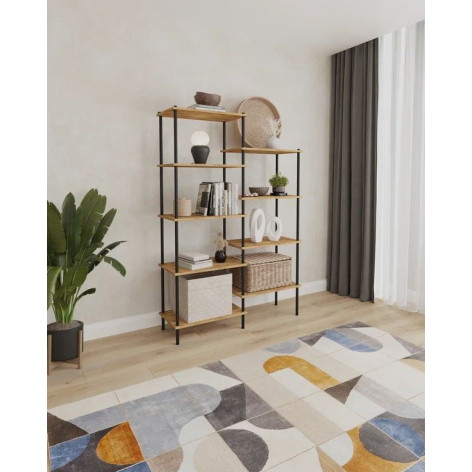 Стеллаж металлический 5-х ярусный 65,5х30х155,5 см графит Валенсия 25 ЗМИ Стеллаж металлический 5-х ярусный 65,5х30х155,5 см графит Валенсия 25 ЗМИ