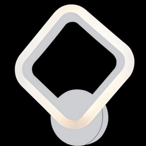 Бра светодиодный 1 плафон 24,8*27,8*8 см 20 Вт 1050 LM 5м2 акрил 3 цвета белый Baizheng