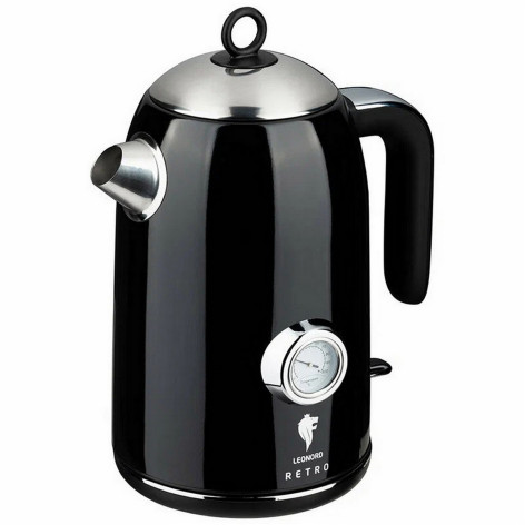 Чайник металлический электрический 1,7 л 2,2 кВт встроен термометр LE- 1901/2 Retro Leonord